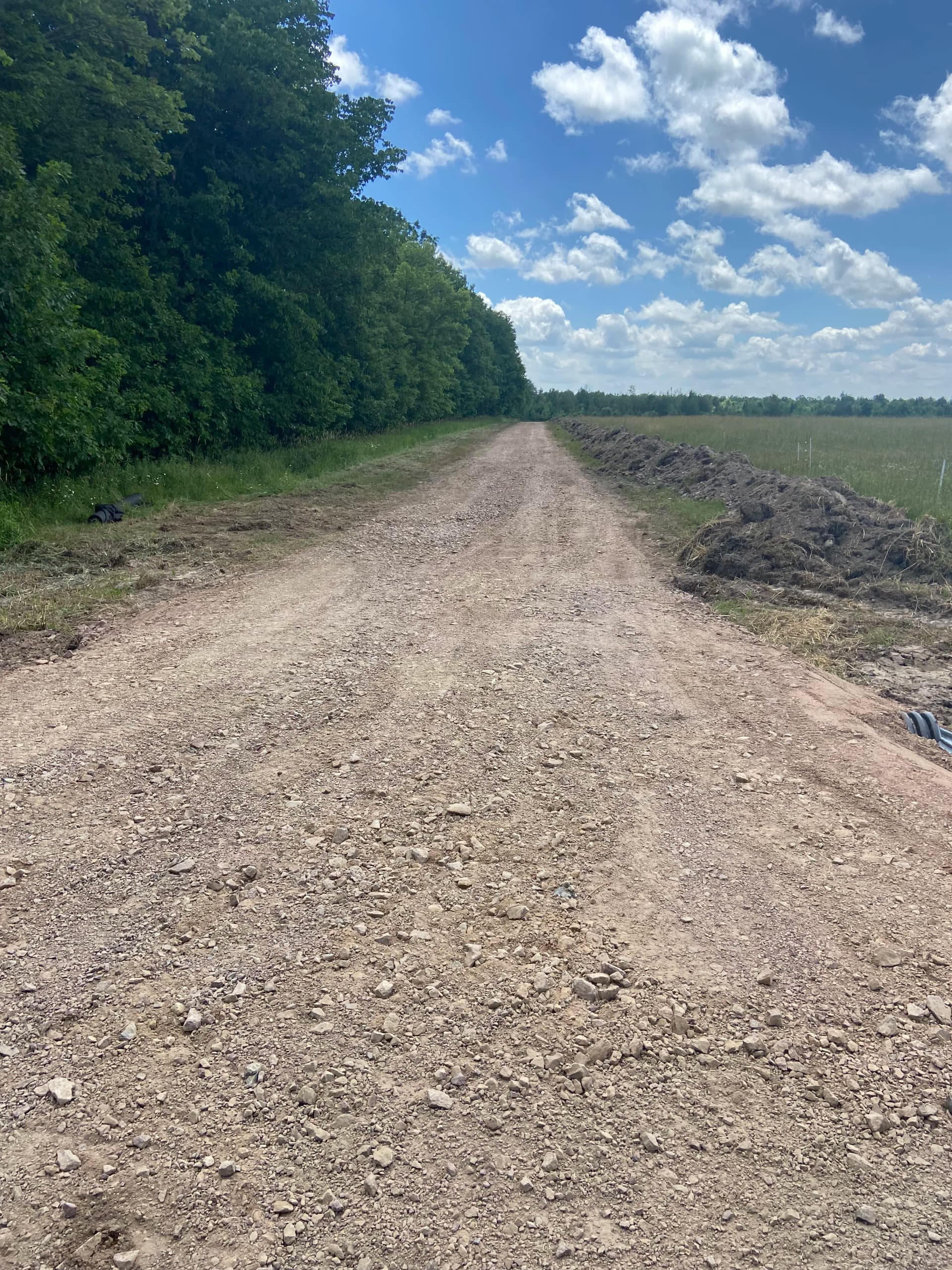Gallery photos for 1,500-Foot Driveway Build From Raw Land to Gravel: Image #6