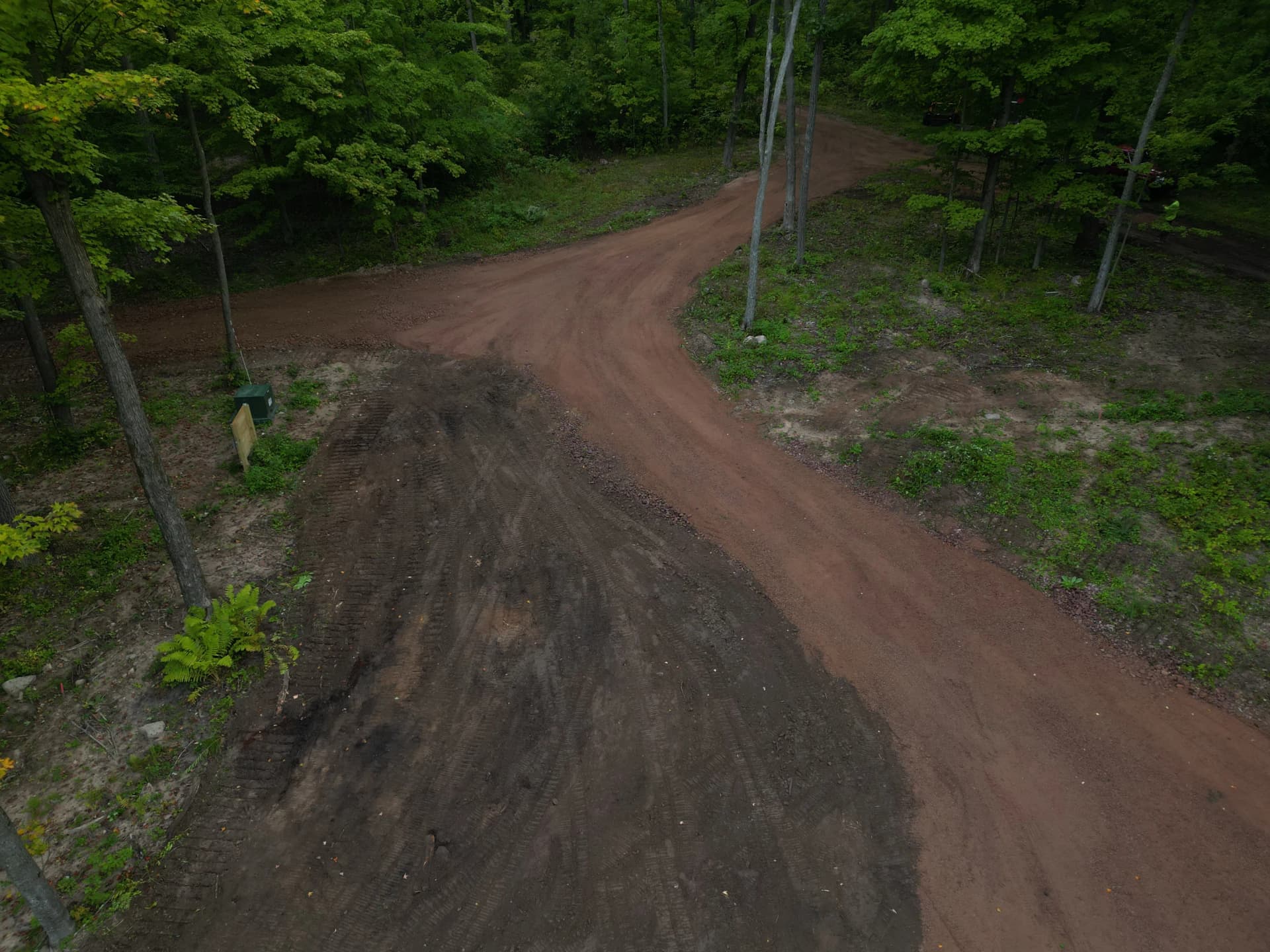 Gallery photos for Camper Pad and Driveway Built from Overgrown Wooded Property: Image #6