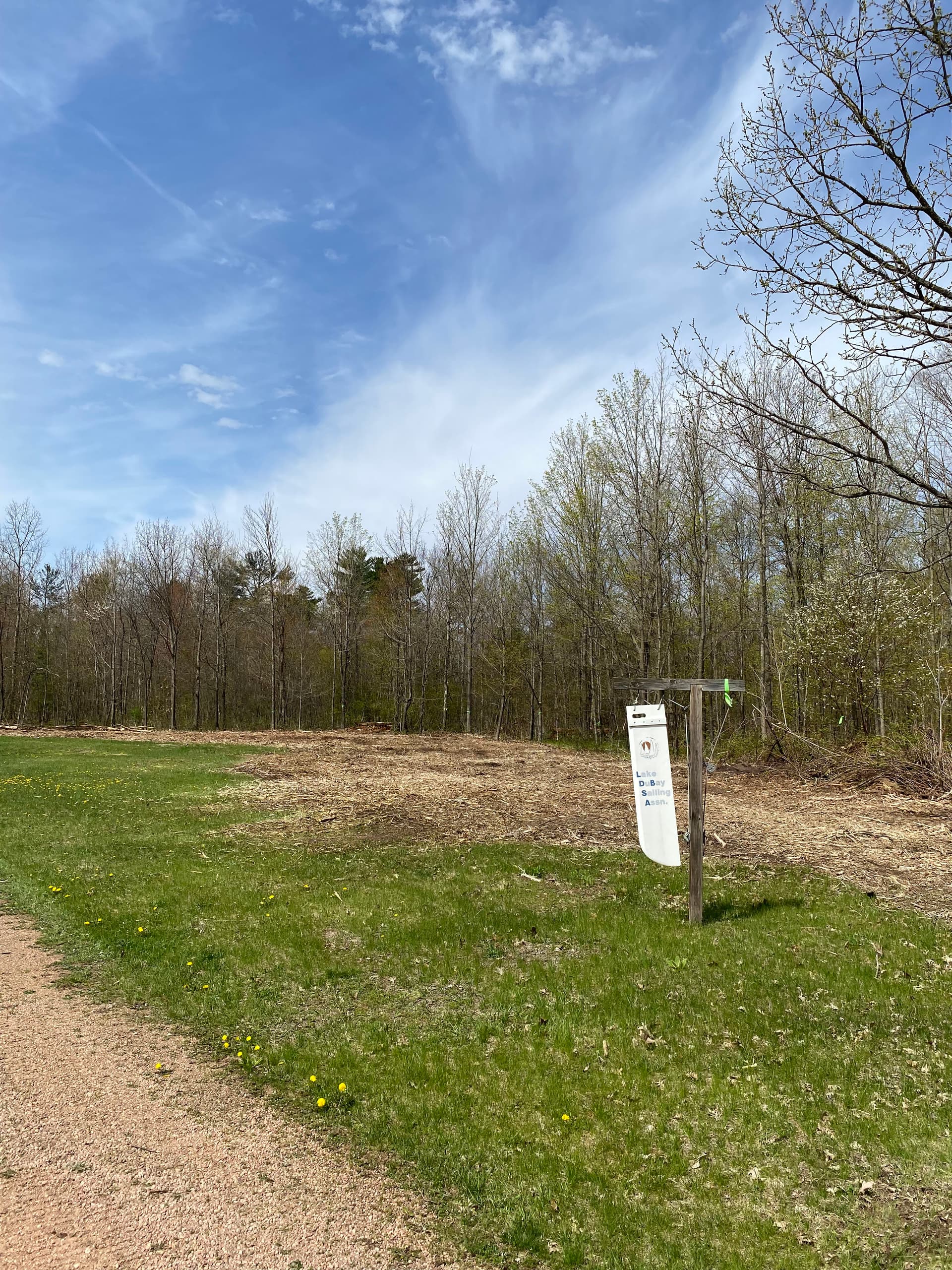 Gallery photos for Land Clearing Opens Up Mosinee Sailboat Yard for Future Development: Image #4