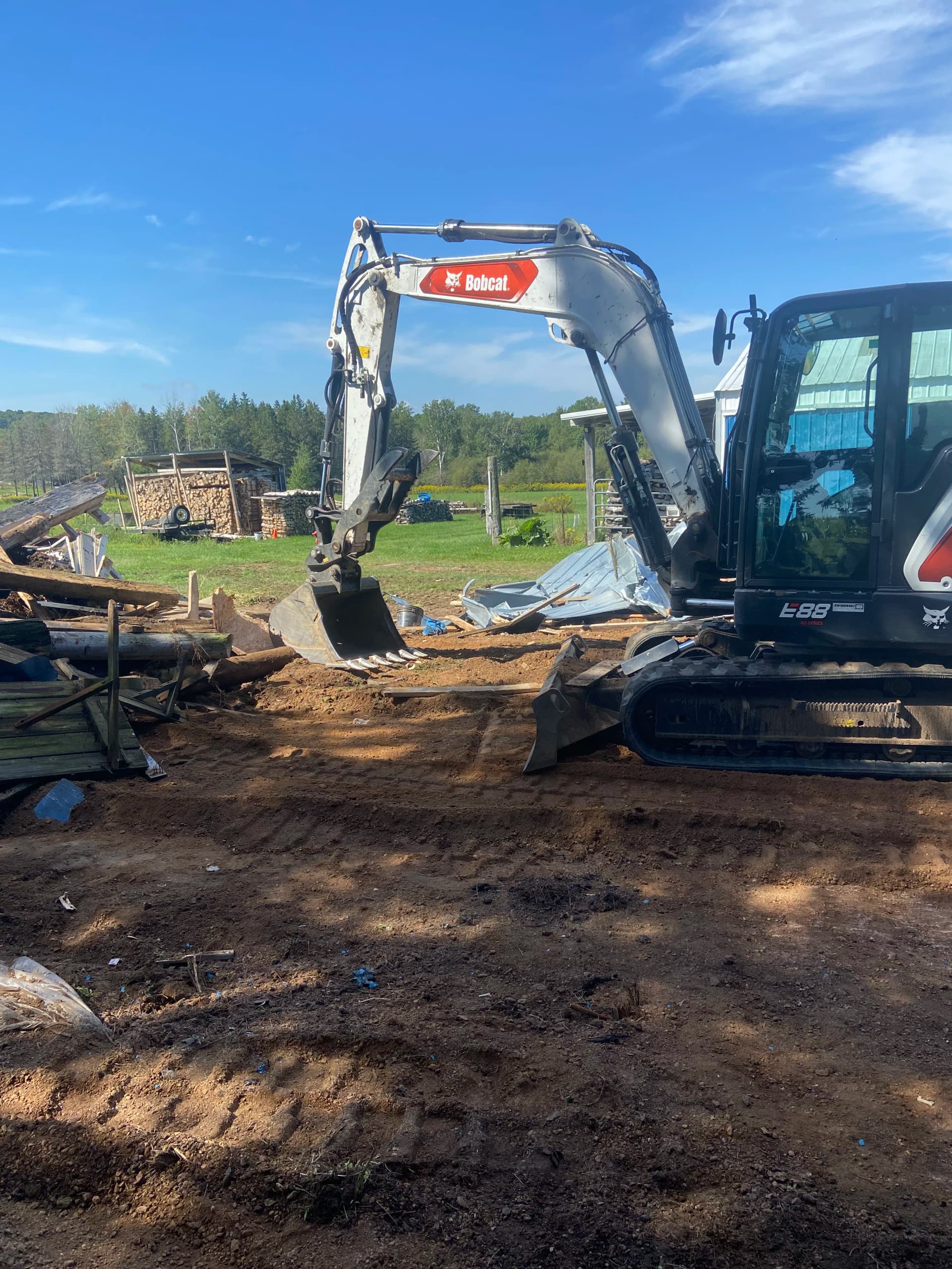 Shed Demo and 40x80 Building Pad Done Right
