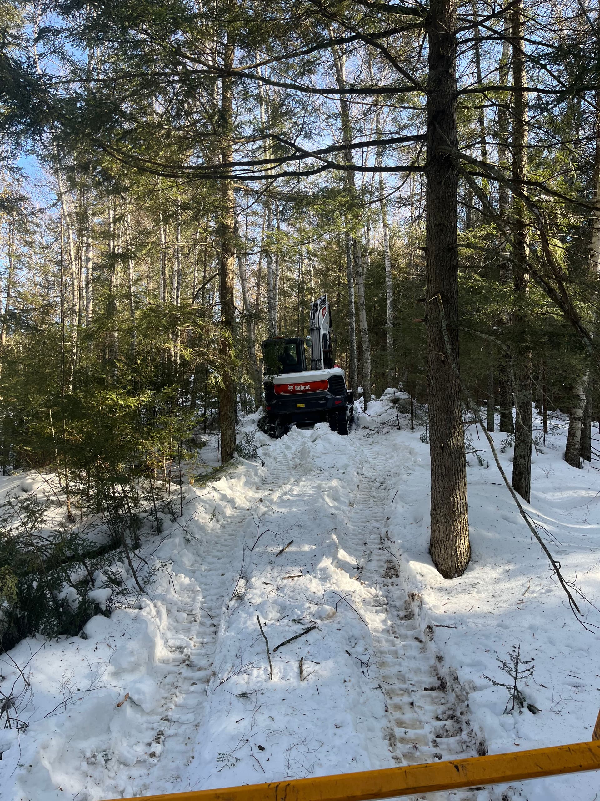 Gallery photos for Efficient Winter Land Clearing with Our Bobcat: Image #4