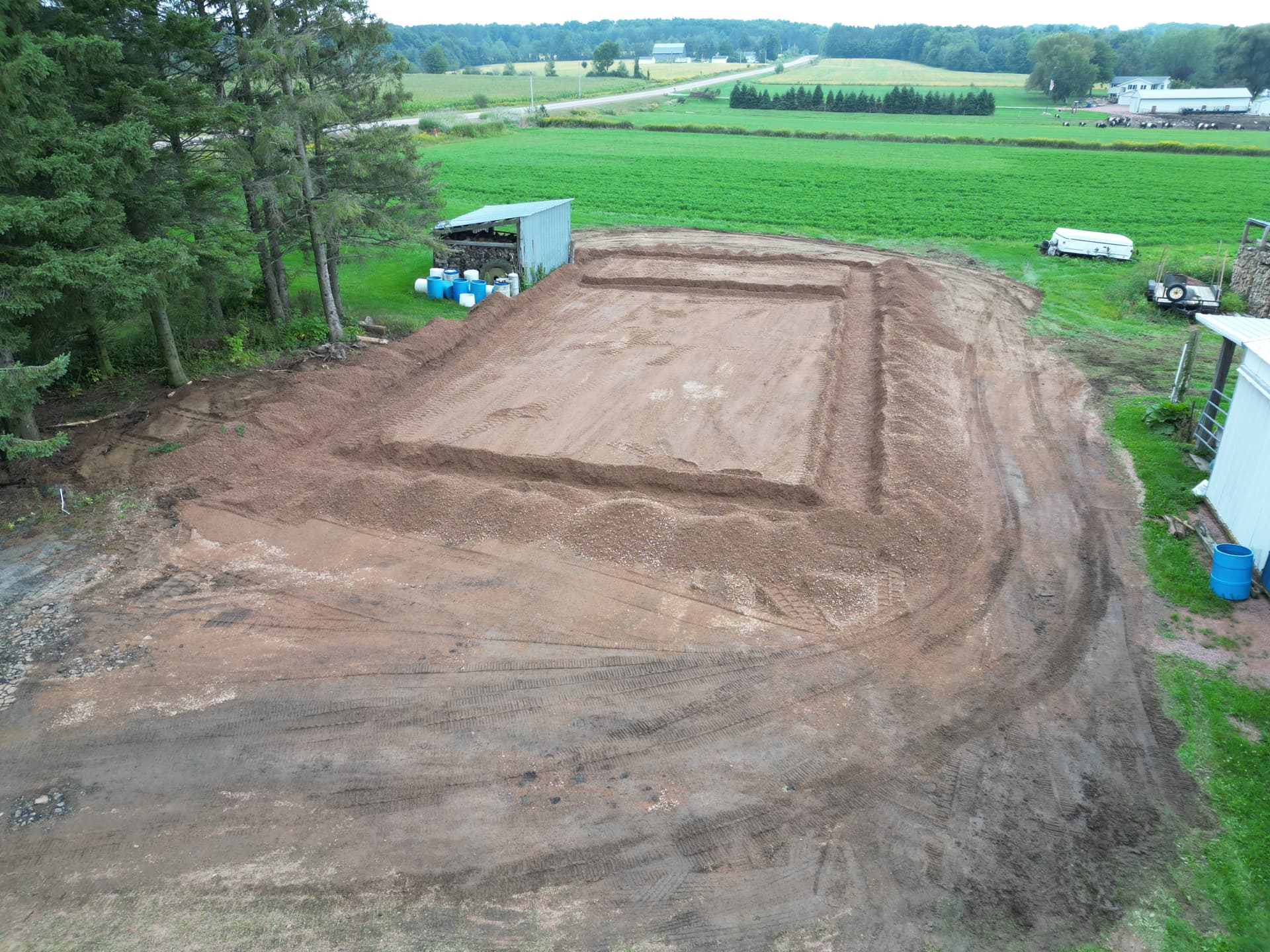 Gallery photos for Shed Demo and 40x80 Building Pad Done Right: Image #9